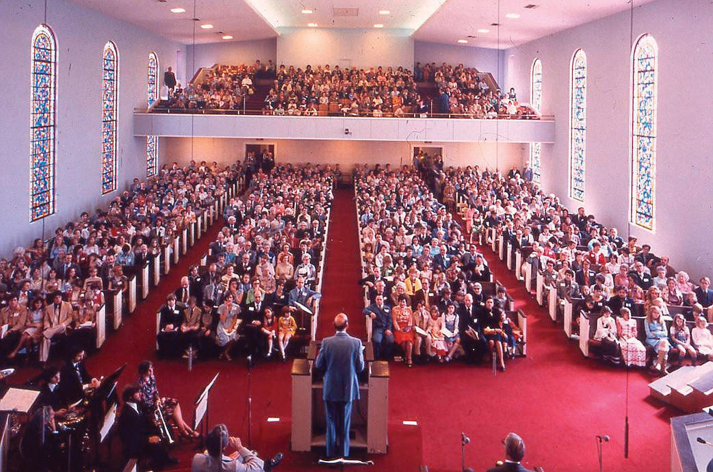 This is the 50th birthday celebration of West University Baptist in February, 1978. Dr. Fowler was pastor at the time.