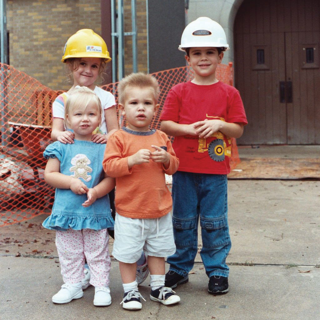 Kids ministry has always been a high value on all our campuses. These kids were probably at our construction site to make sure we didn’t forget the kids wing!