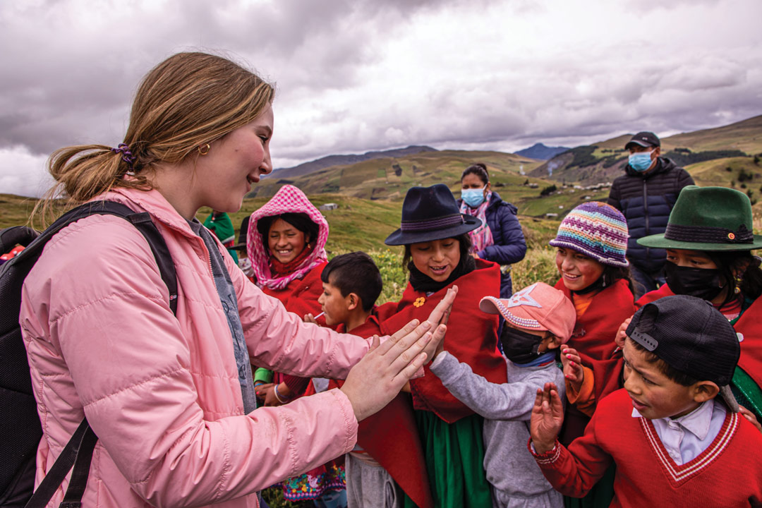 For the past 10 years, our high school seniors have been traveling to Riobamba, Ecuador to live generously during their final spring break of high school.